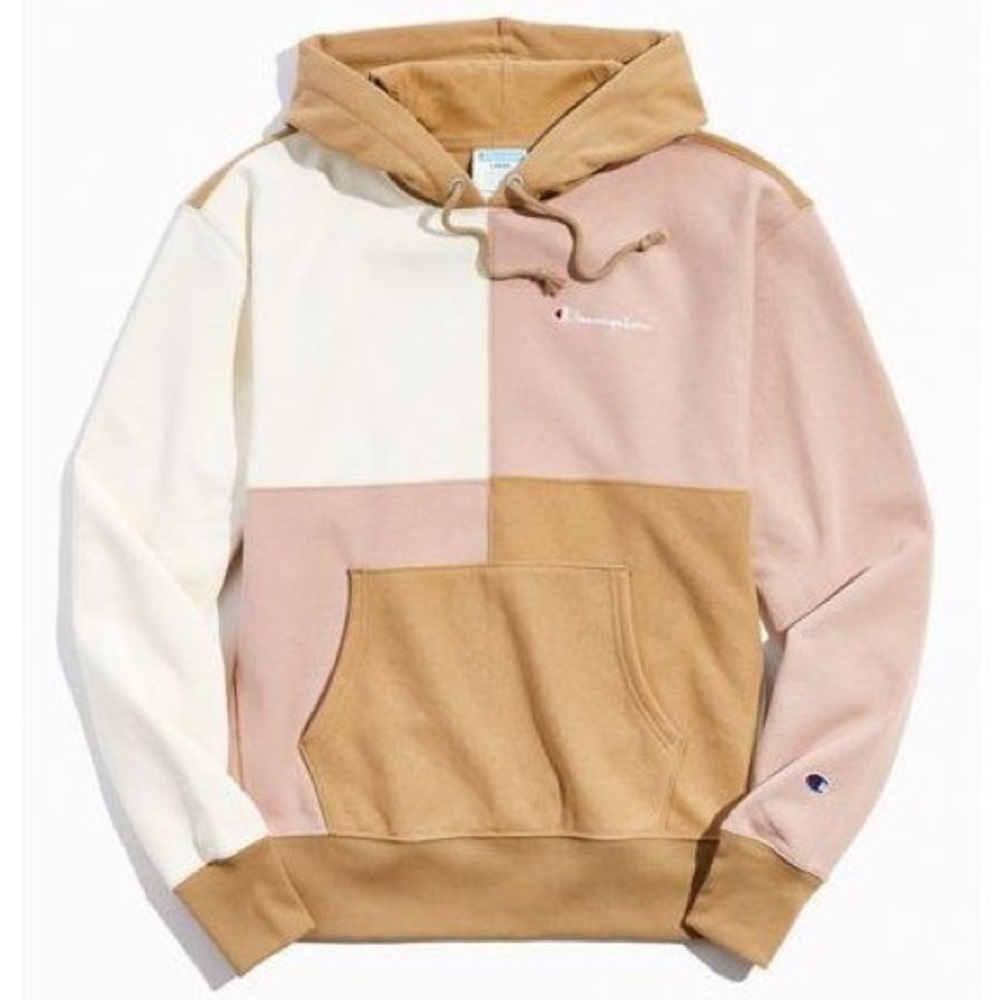 CHAMPION Reverse Weave Multicolor Colorblock Hoodie